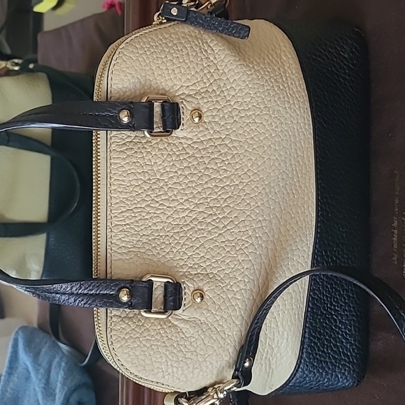 Kate Spade Black and Cream Satchel - Picture 4 of 9